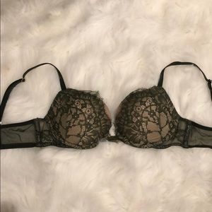 Victoria Secret Green lace push-up bra OBO